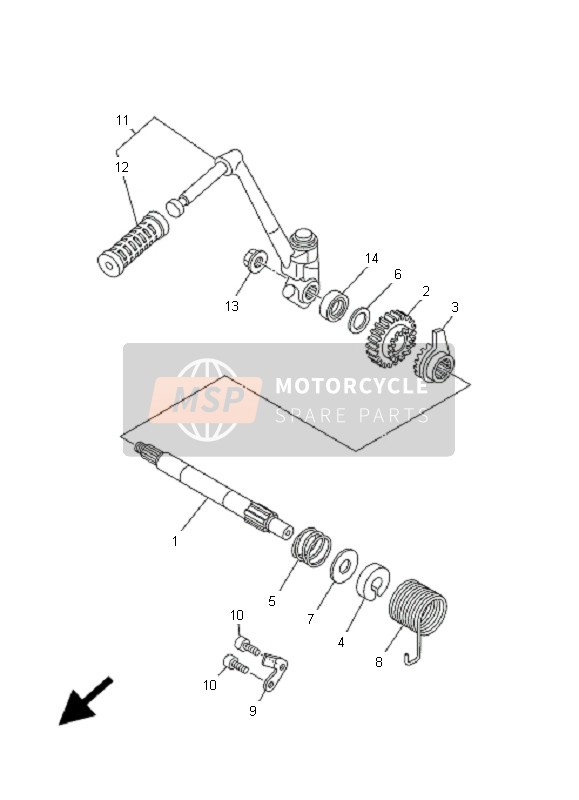 Yamaha T135FI CRYPTON X 2009 Entrée 2 pour un 2009 Yamaha T135FI CRYPTON X